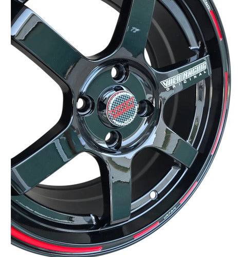 Llantas Deportivas Volk Racing Aro 15X7 4X100 (Set4)