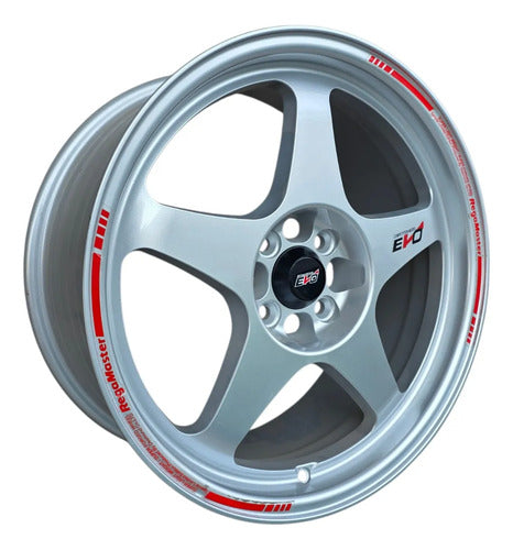 Llantas Evo Regamaster Spoon Aro 17X7.5 4X100 (Set4)