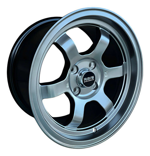 Llantas Deportivas Volk Rays Aro 15X8 4X100 (Set4)