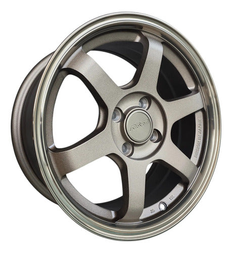 Llantas Deportivas Volk Racing Aro 15X7  4X100 (Set4)