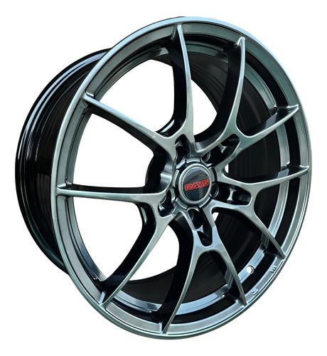 Llantas Deportivas Volk Rays G025 Aro 18X8  5X108 (Set De 4)