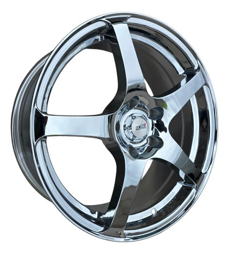 Llantas Deportivas Full Cromo Aro 18X7.5  5X114 (Set4)