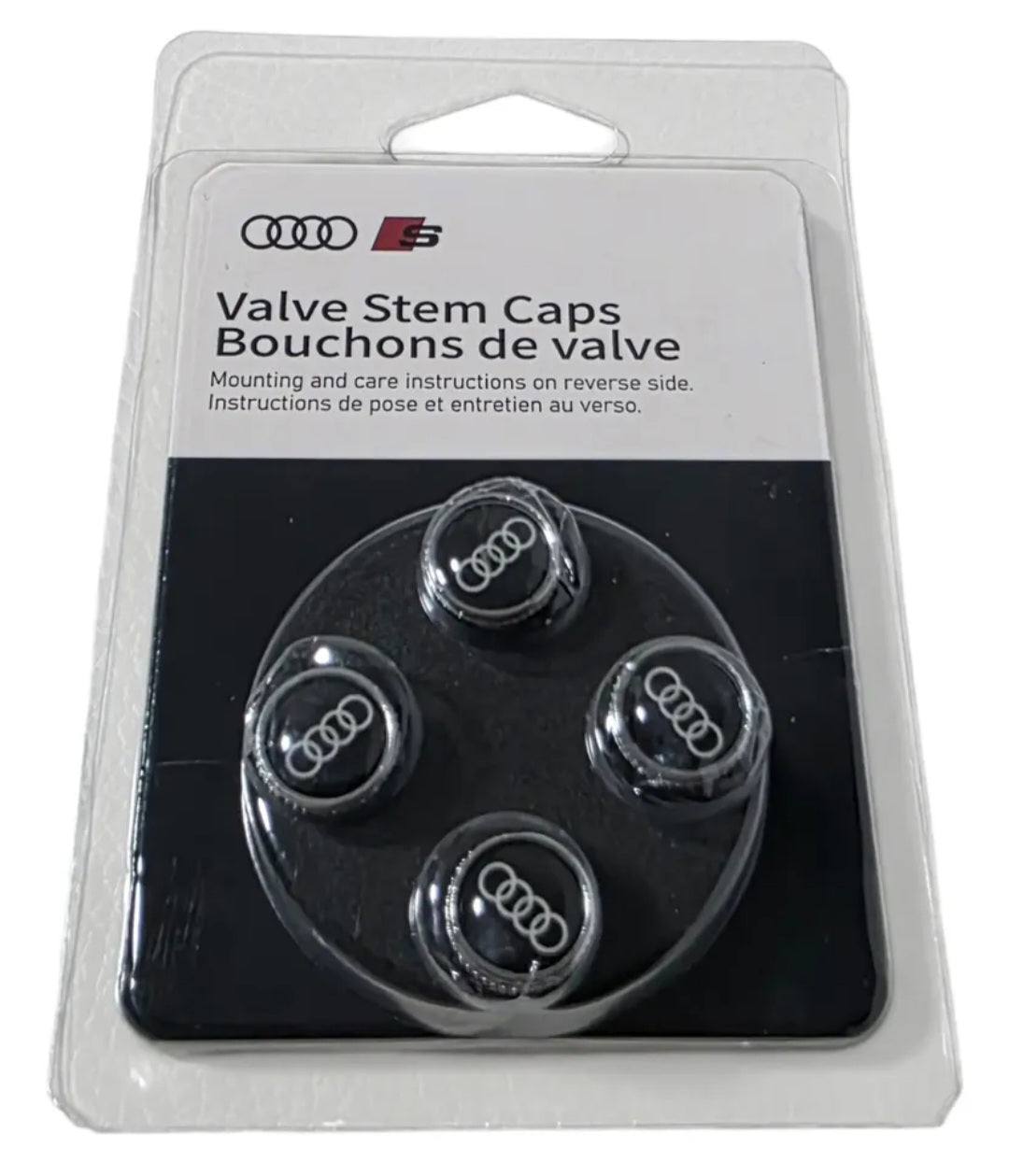 Tapa De Valvulas Llantas Audi Originales (set4)